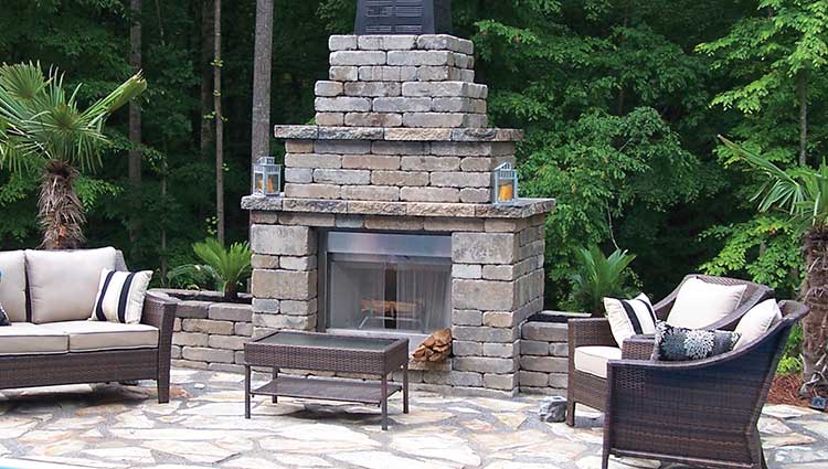 Outdoor Fireplace