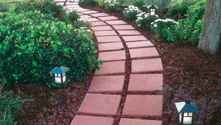 Paver stone backyard ideas