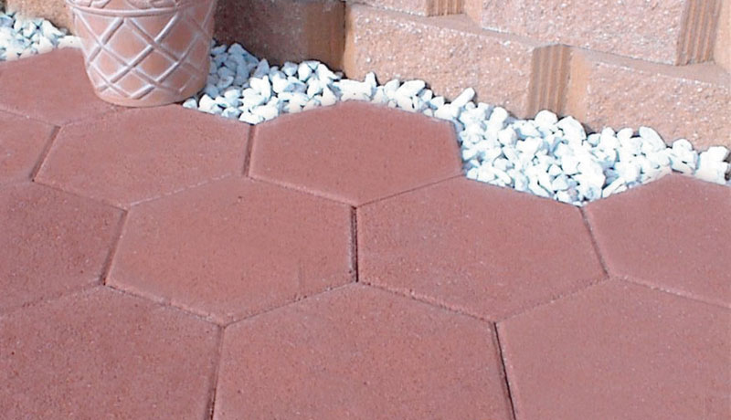 Hexagons Keystone Hardscapes