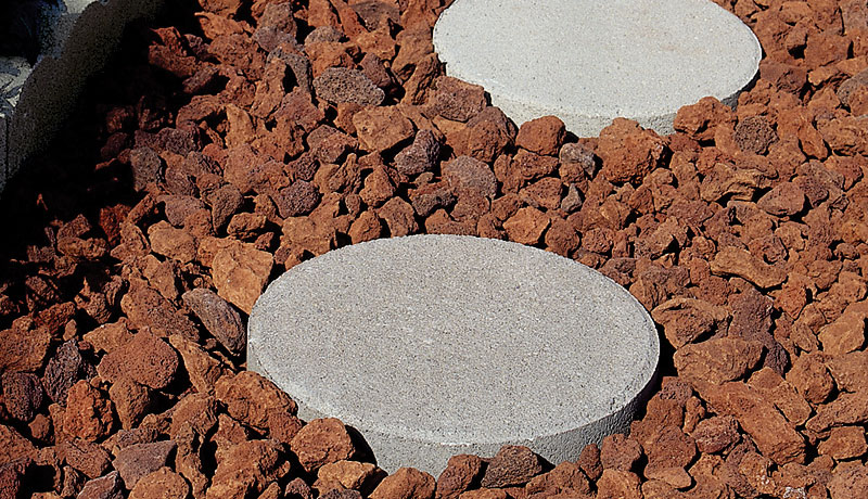 16in Round Pavestone Creating Beautiful Landscapes - Round Red Concrete Patio Stone 16in Round Pavestone Creating Beautiful Landscapes - Round Red Concrete Patio Stone
